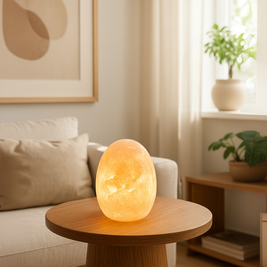 Lyra Marble Egg Lamp – Wireless Solid Stone Design Light