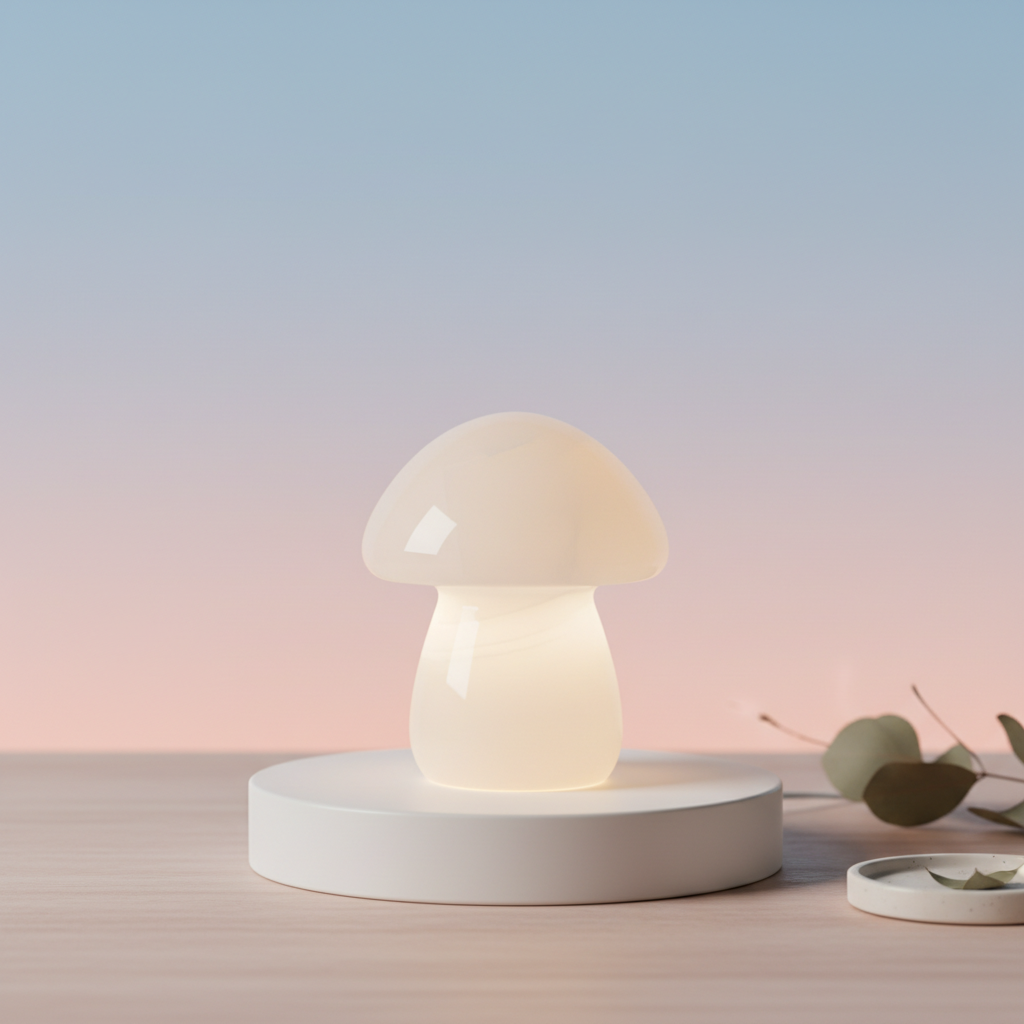 Mini Eden Onyx Pilzlampe – Kabellose Leuchte aus massivem Stein Design