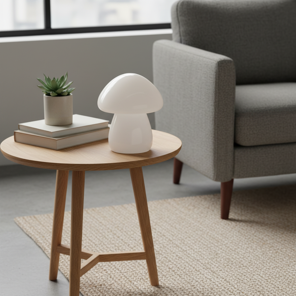 Mini Eden Onyx Pilzlampe – Kabellose Leuchte aus massivem Stein Design