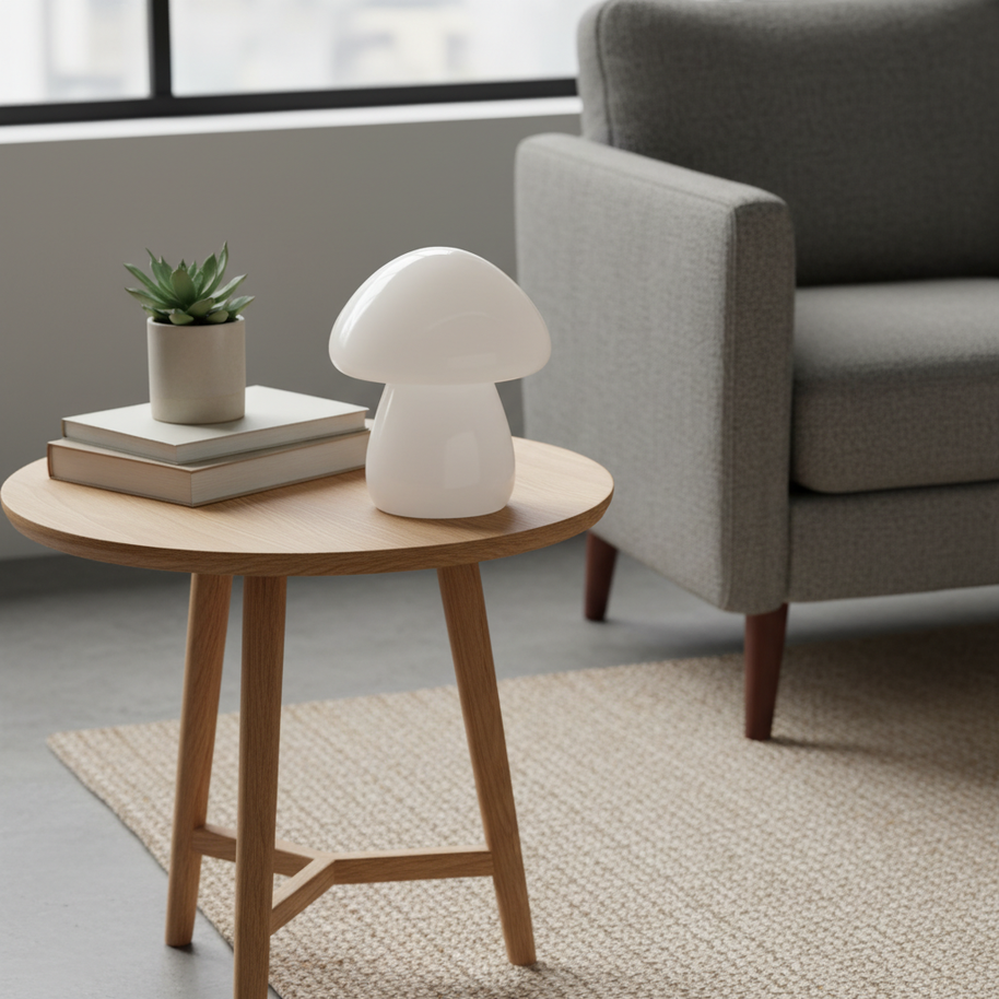Mini Eden Onyx Pilzlampe – Kabellose Leuchte aus massivem Stein Design