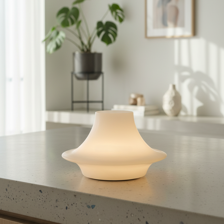 Oria Marble Glow Lamp – Wireless Solid Stone Design Light