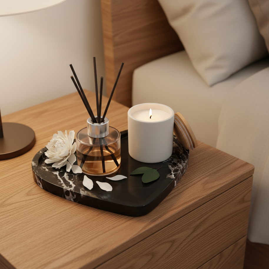 Heartstone Marble Tray