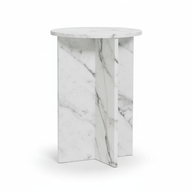 Verano Natuursteen Bijzettafel – Luxe Rond Design